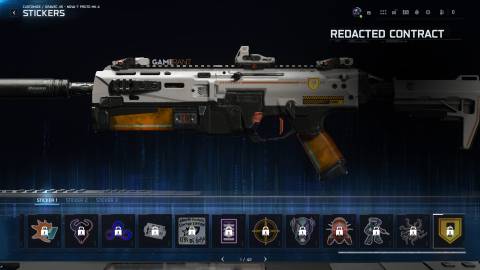 Redacted Contract Weapon Sticker (Complete Redacted Contracts) - Warzone - 3 