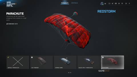 Redstorm Parachute - Warzone