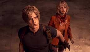 Resident Evil 4 Remake Leon and Ashley promotional image