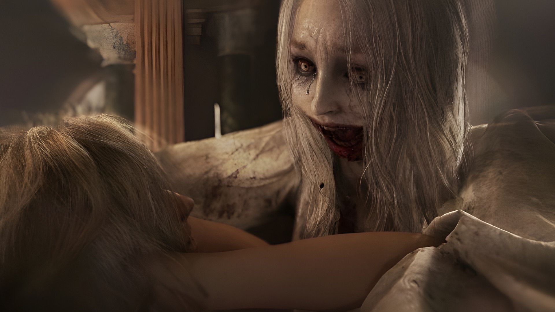 Grace Ashcroft Getting Attacked by a Zombie Resident Evil Requiem