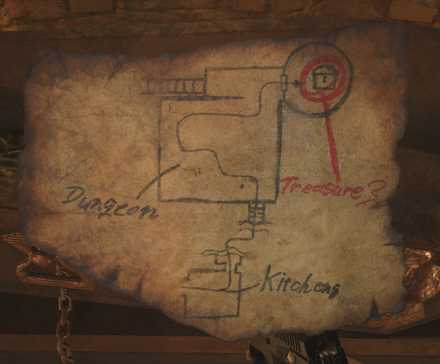 Resident Evil Village Treasure Map Solution (How to Light Torches in Basement)