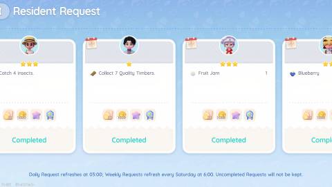 Resident Requests in Heartopia