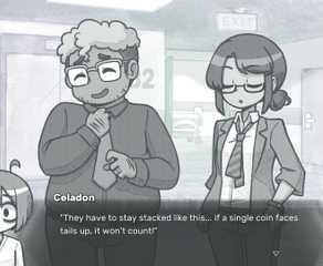 Screenshot Return to Ash menampilkan dialog karakter