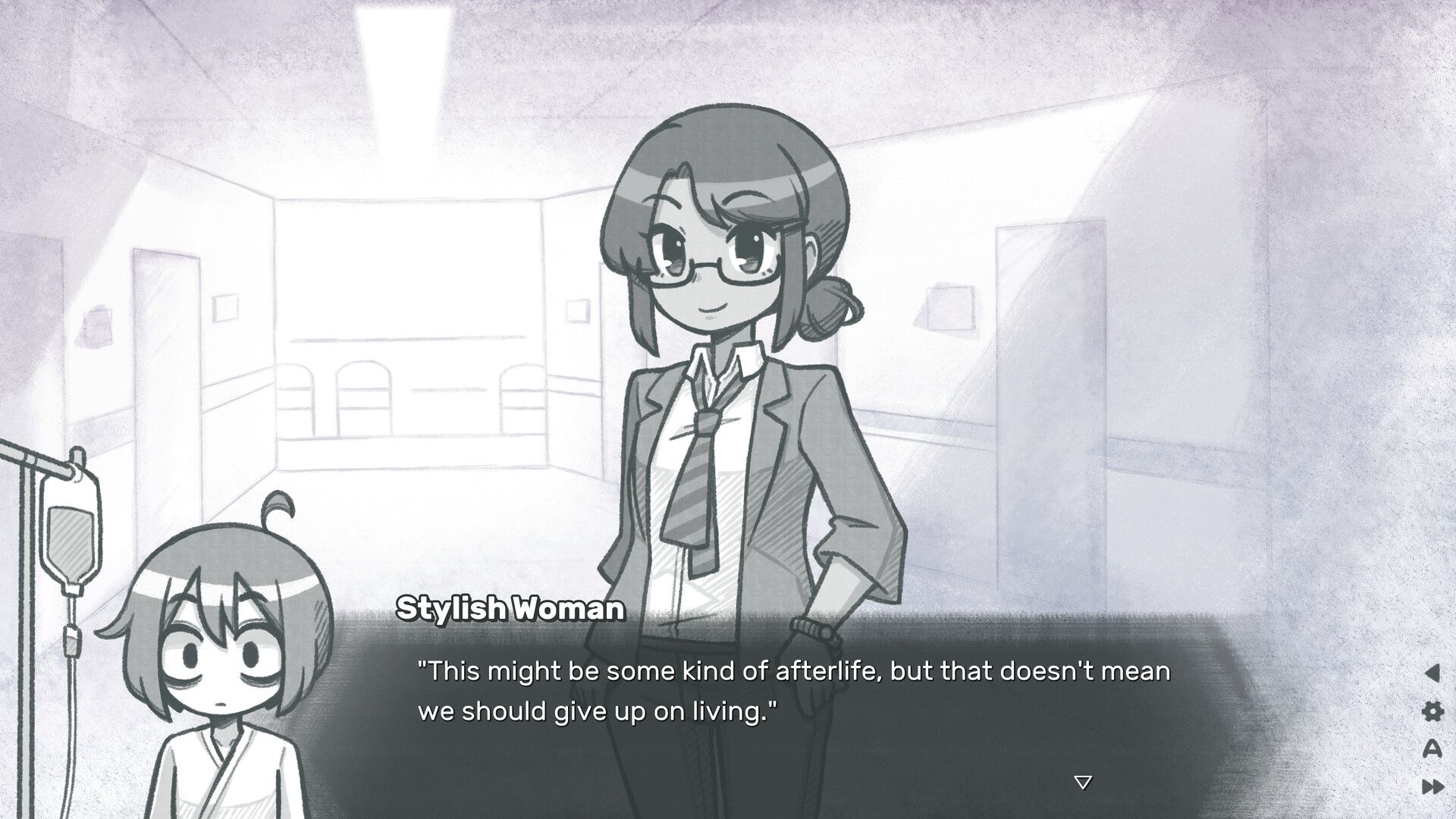 Return to Ash stylish woman