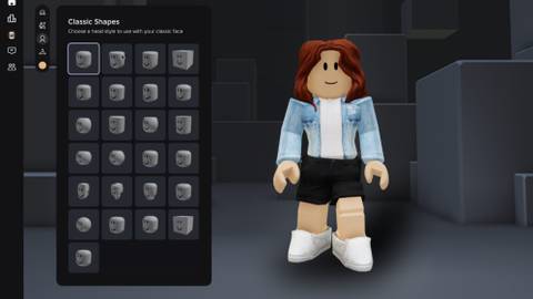 Roblox Player Preserves Classic Faces