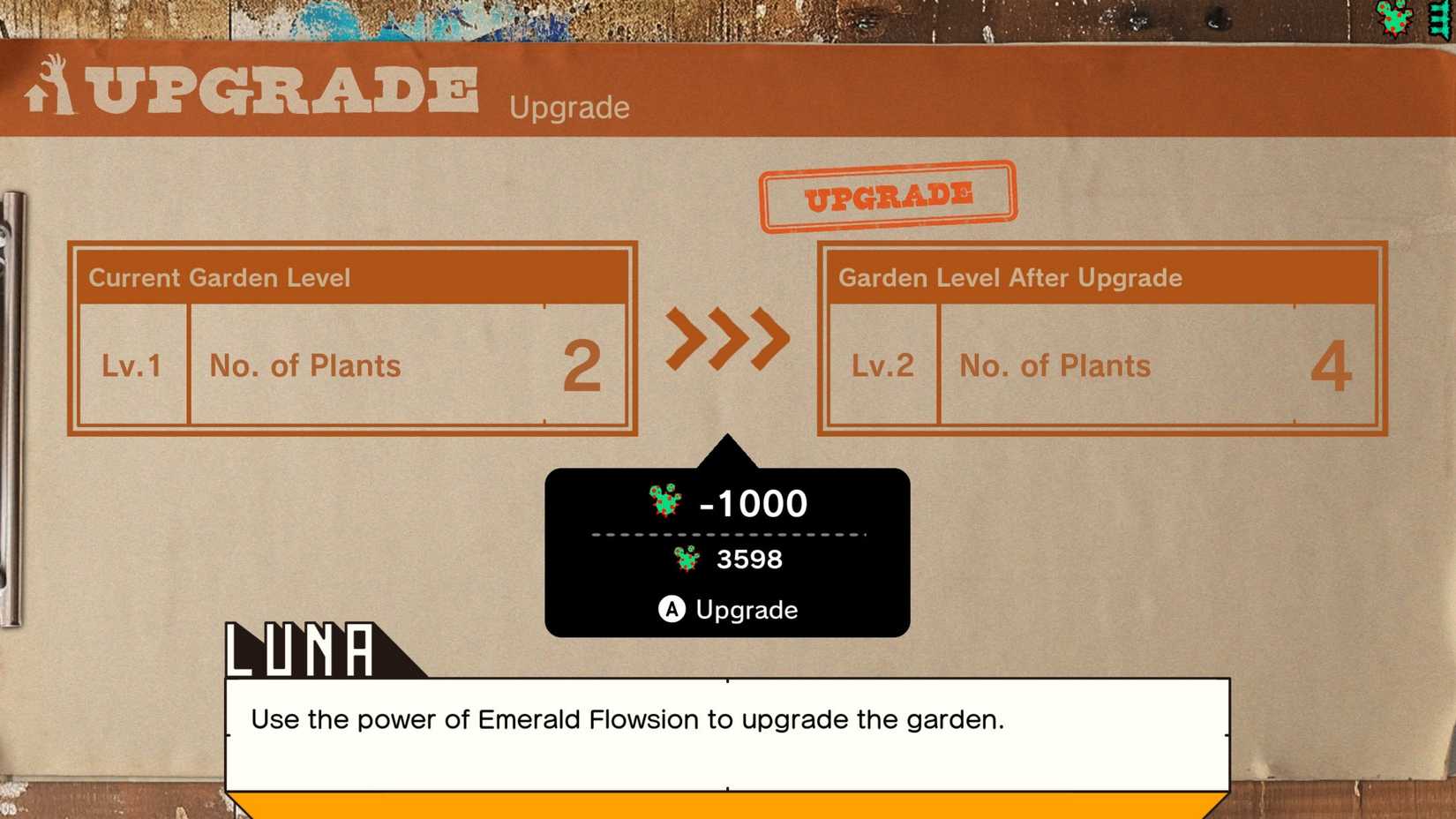 Romeo is a Dead Man Upgrade Garden