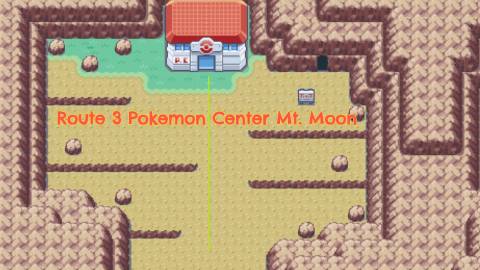 Route 3 Mt. Moon Pokemon Center Pokemon FireRed LeafGreen