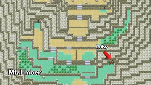 Ruby location pokemon firered leafgreen