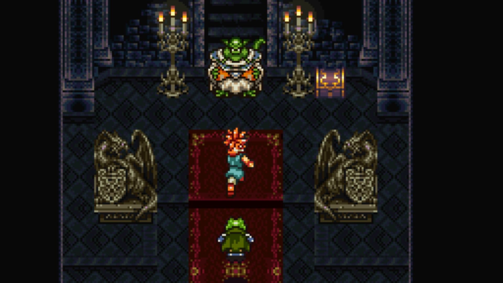 Running toward Ozzie in Chrono Trigger