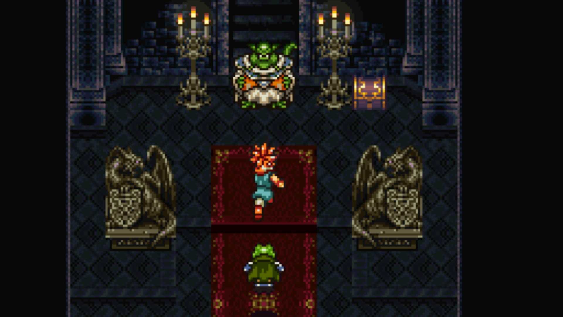 Running toward Ozzie in Chrono Trigger