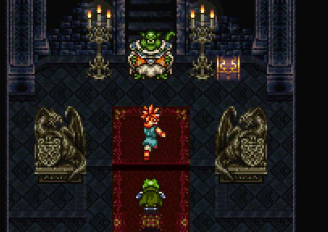 Running toward Ozzie in Chrono Trigger