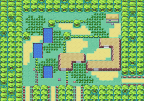 safari zone area 2 in pokemon firered and leafgreen