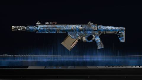 Sapphire Snake Camo Preview on the EGRT-17 - Black Ops 7