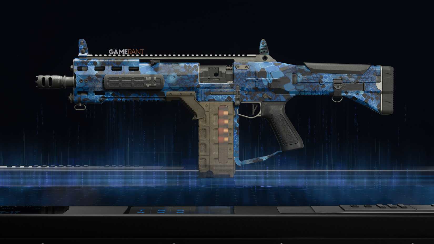 Sapphire Snake Camo Preview on the SG-12 - Black Ops 7