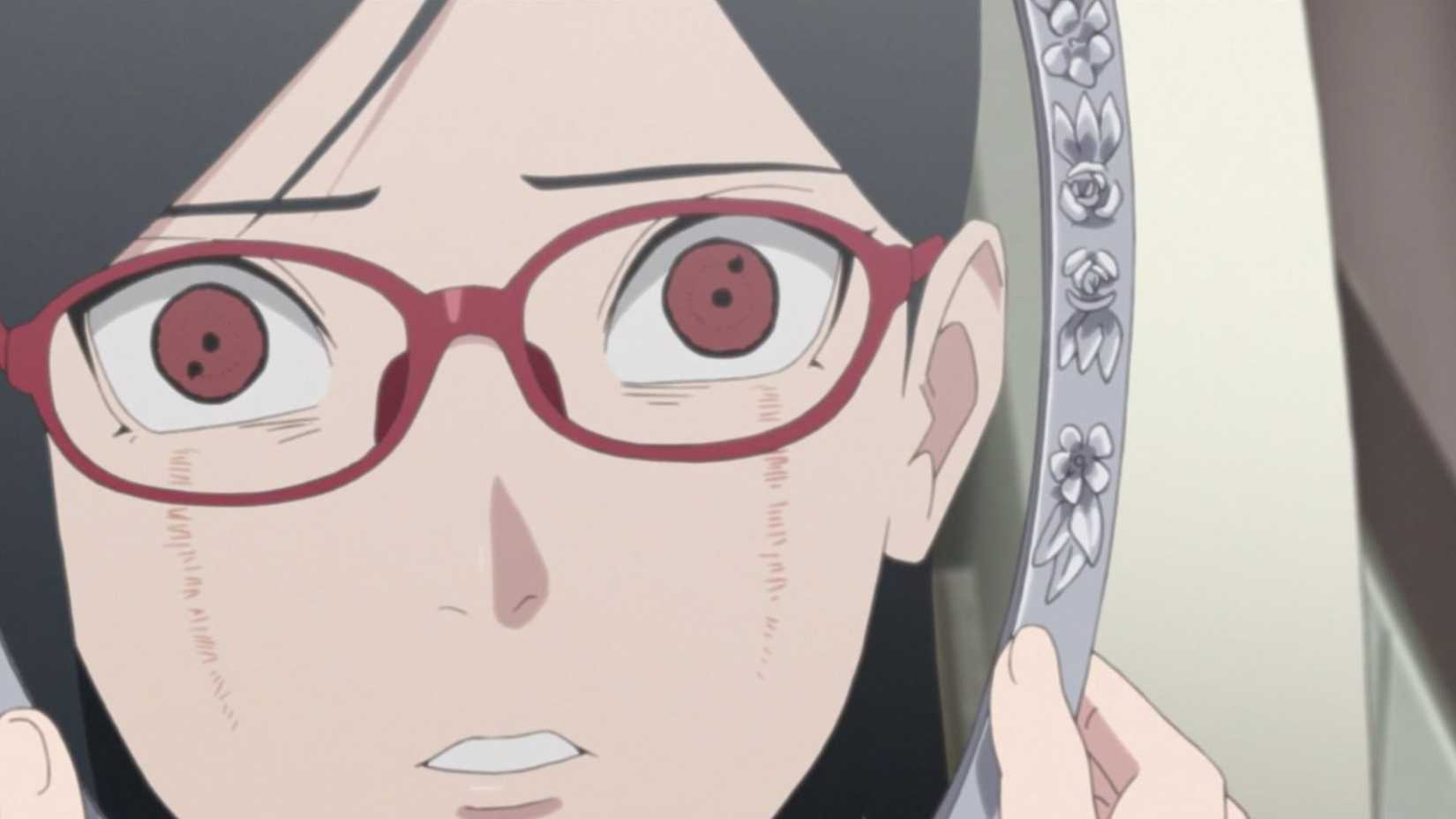sarada blind Mangekyo Sharingan boruto ohirume