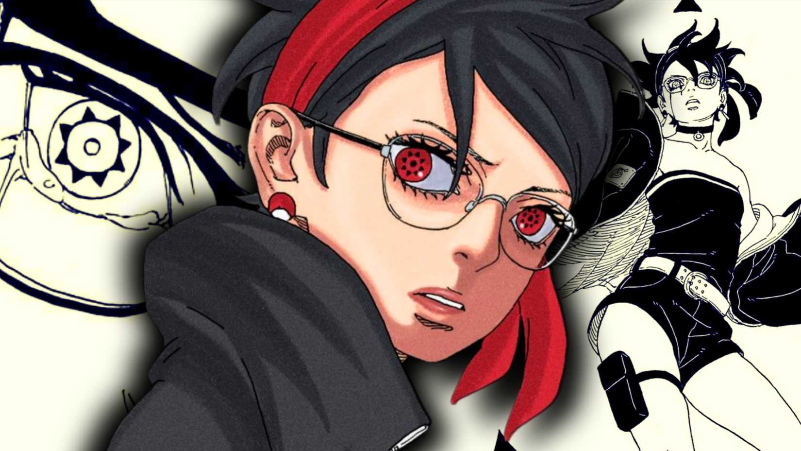 Sakura Haruno Sarada Dark Fate blind boruto