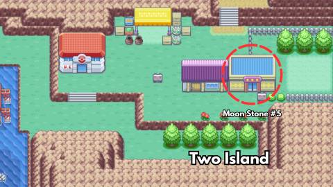 sevii islands moon stone in pokemon firered leafgreen