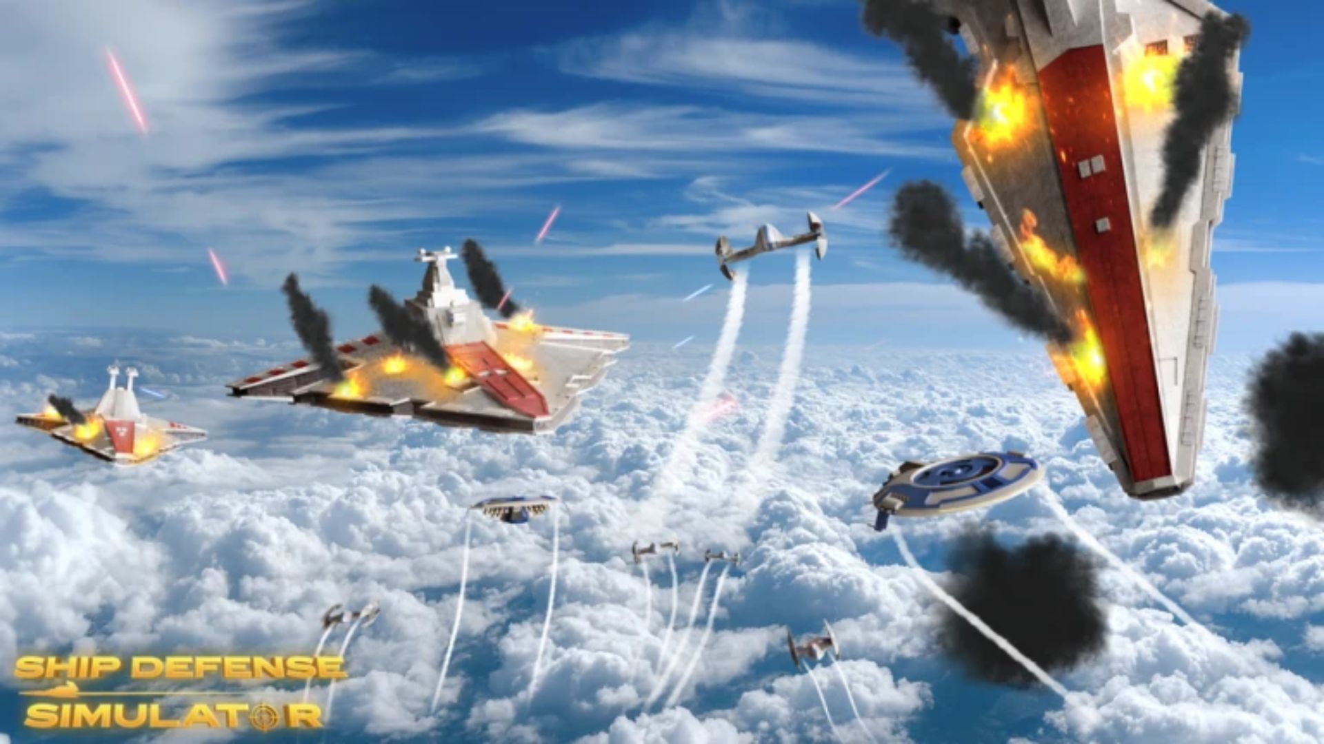 Ship Defense Simulator starships