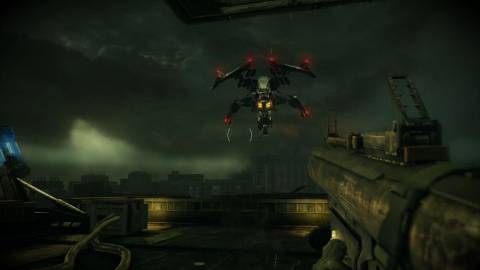 Shooting at a drone in Killzone 2 (2009)