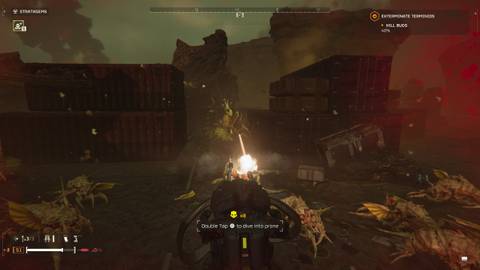 shooting the hmg emplacement