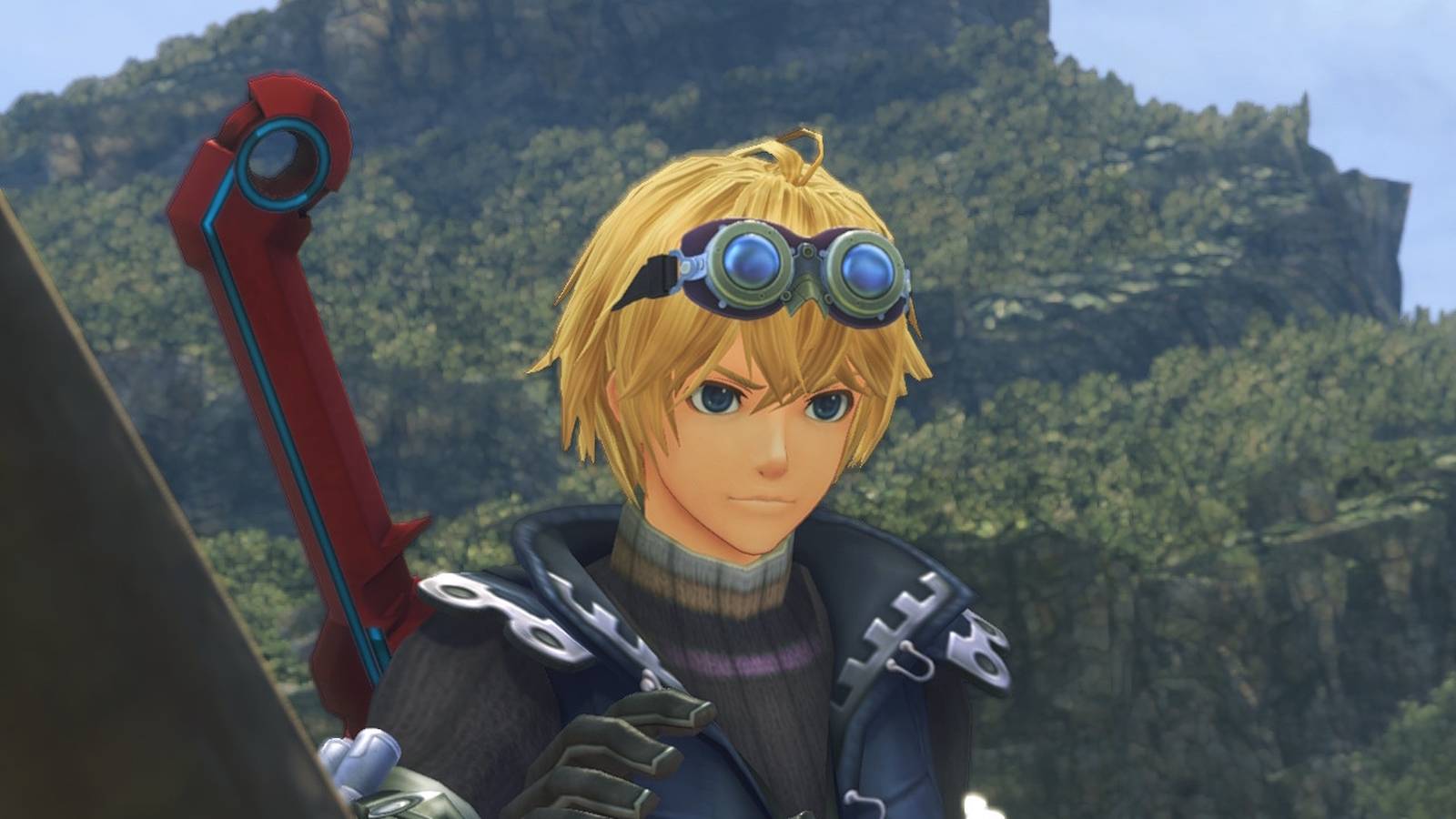 Shulk wearing goggles in Xenoblade Chronicles (2020)