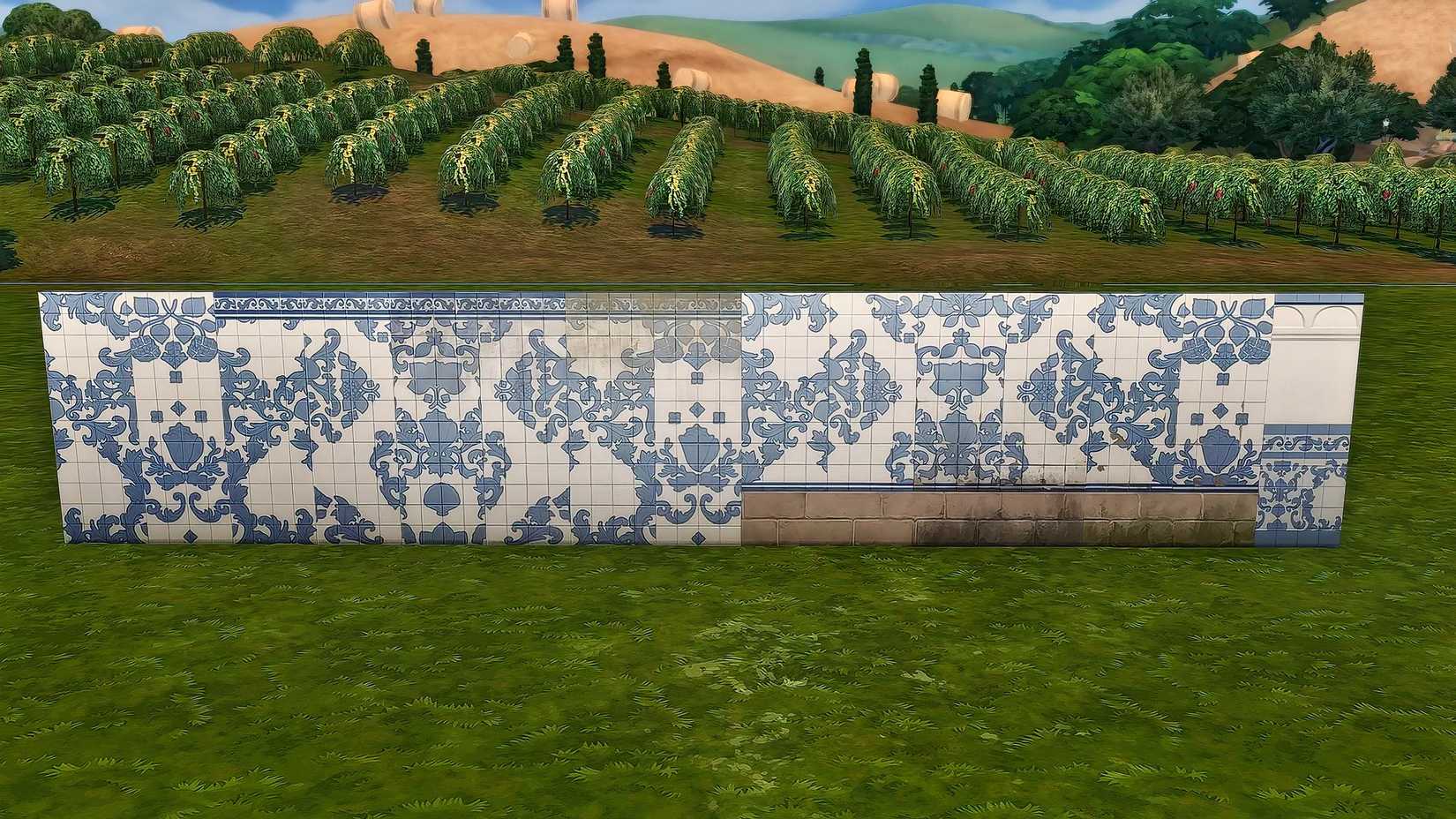 Sims 4 Royalty and Legacy tile walls