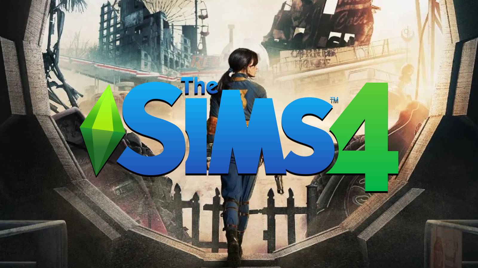 Sims 4 Player Creates Their Own Fallout Vault in the Game Sims 4 Player Creates Their Own Fallout Vault in the Game