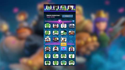 skeleton shield emote clash royale