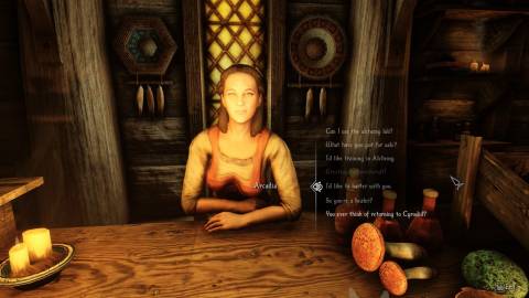 Skyrim NPC Bartering Arcadia(1)