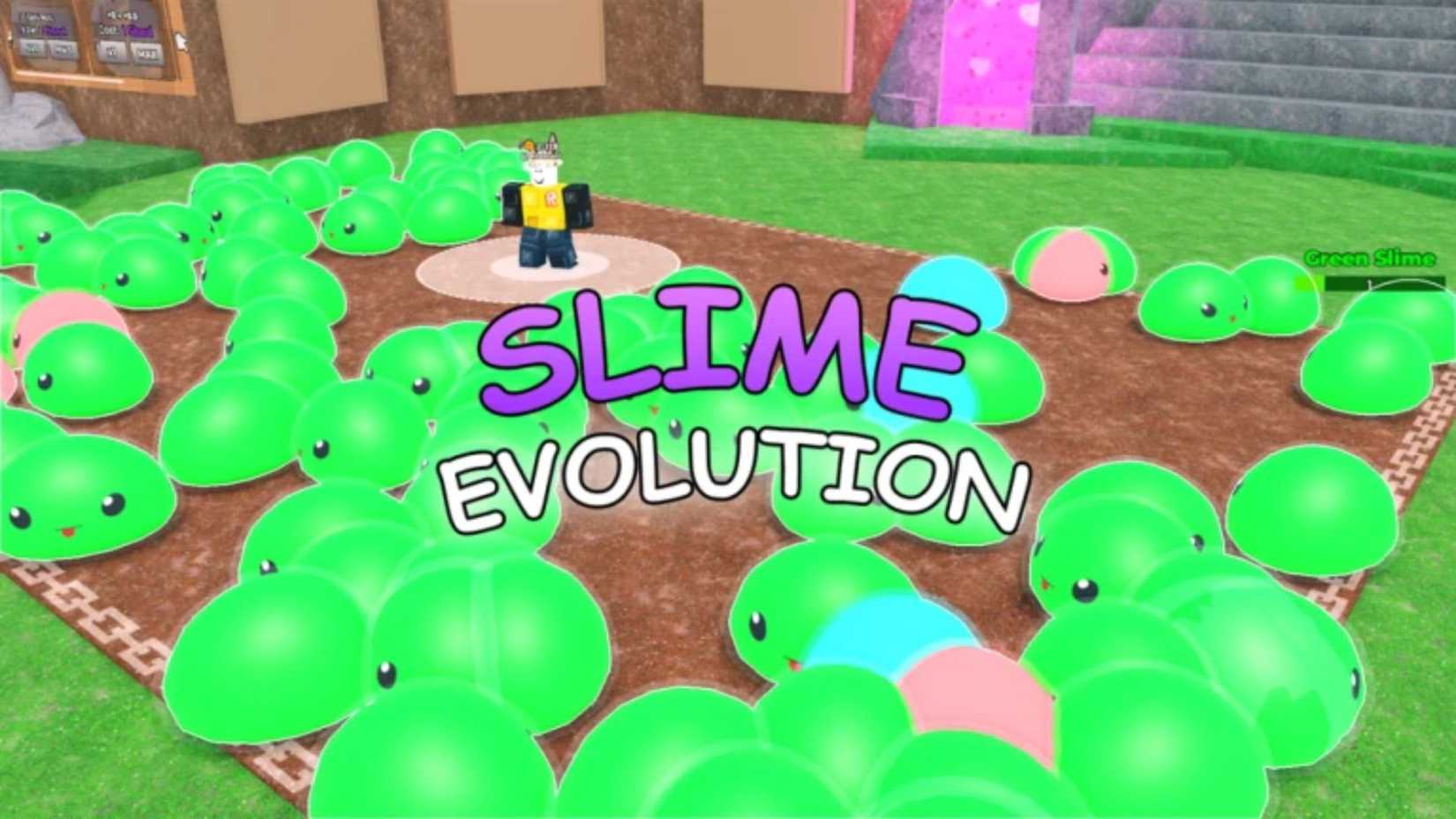 Slime Evolution character and slimes