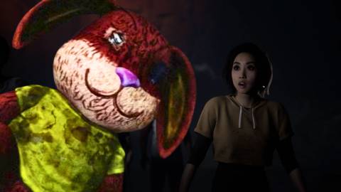 Kaitlyn and the Rabbit from the Quarry