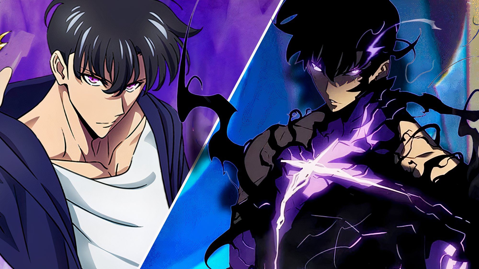 Solo Leveling black heart Jinwoo Power Up Change Character