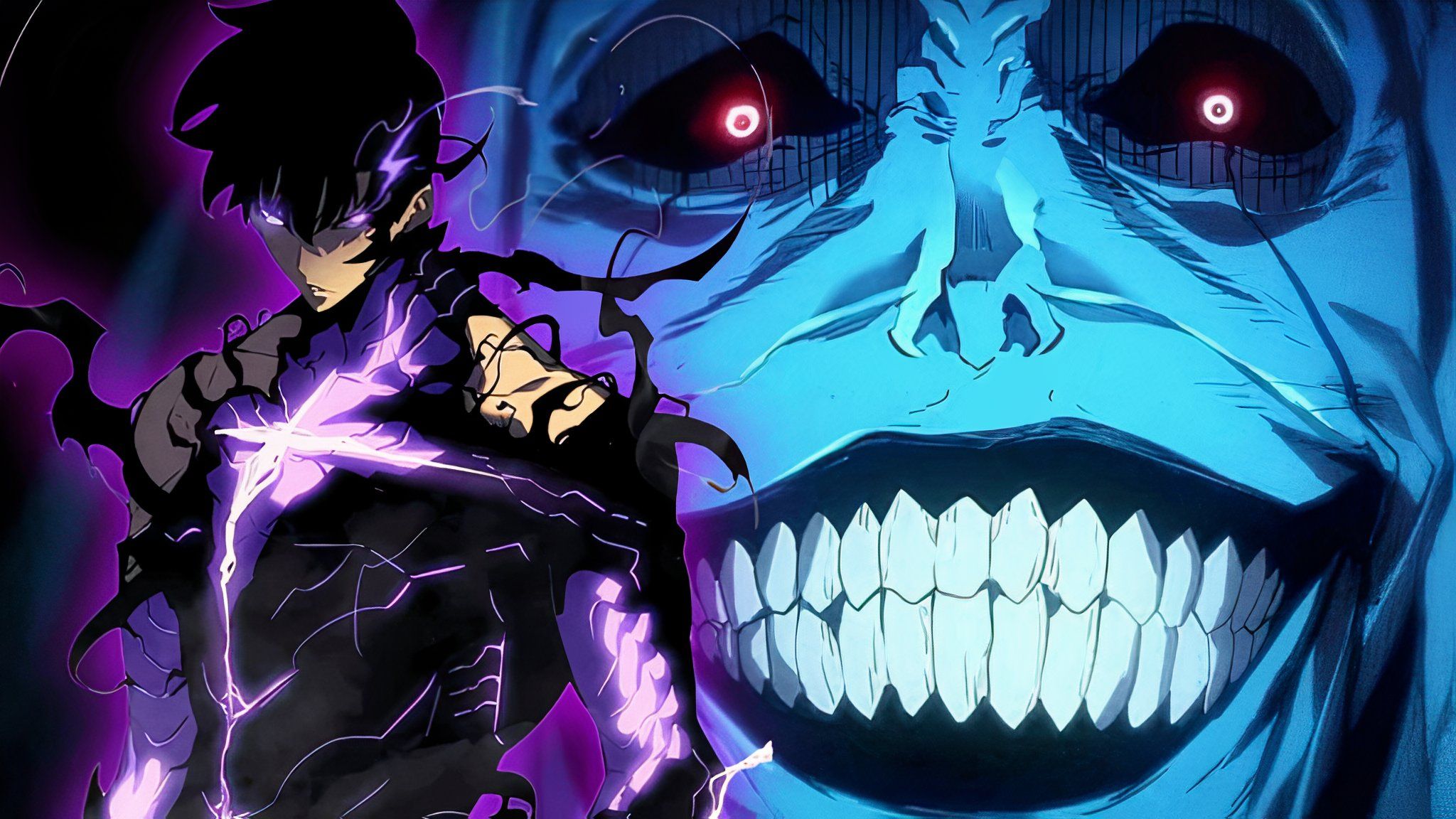 Solo Leveling Jinwoo Black Heart Shadow Monarch