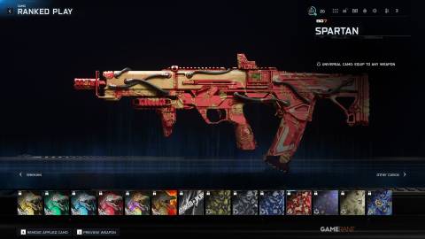 Spartan (Weapon Camo) - Warzone Ranked Play