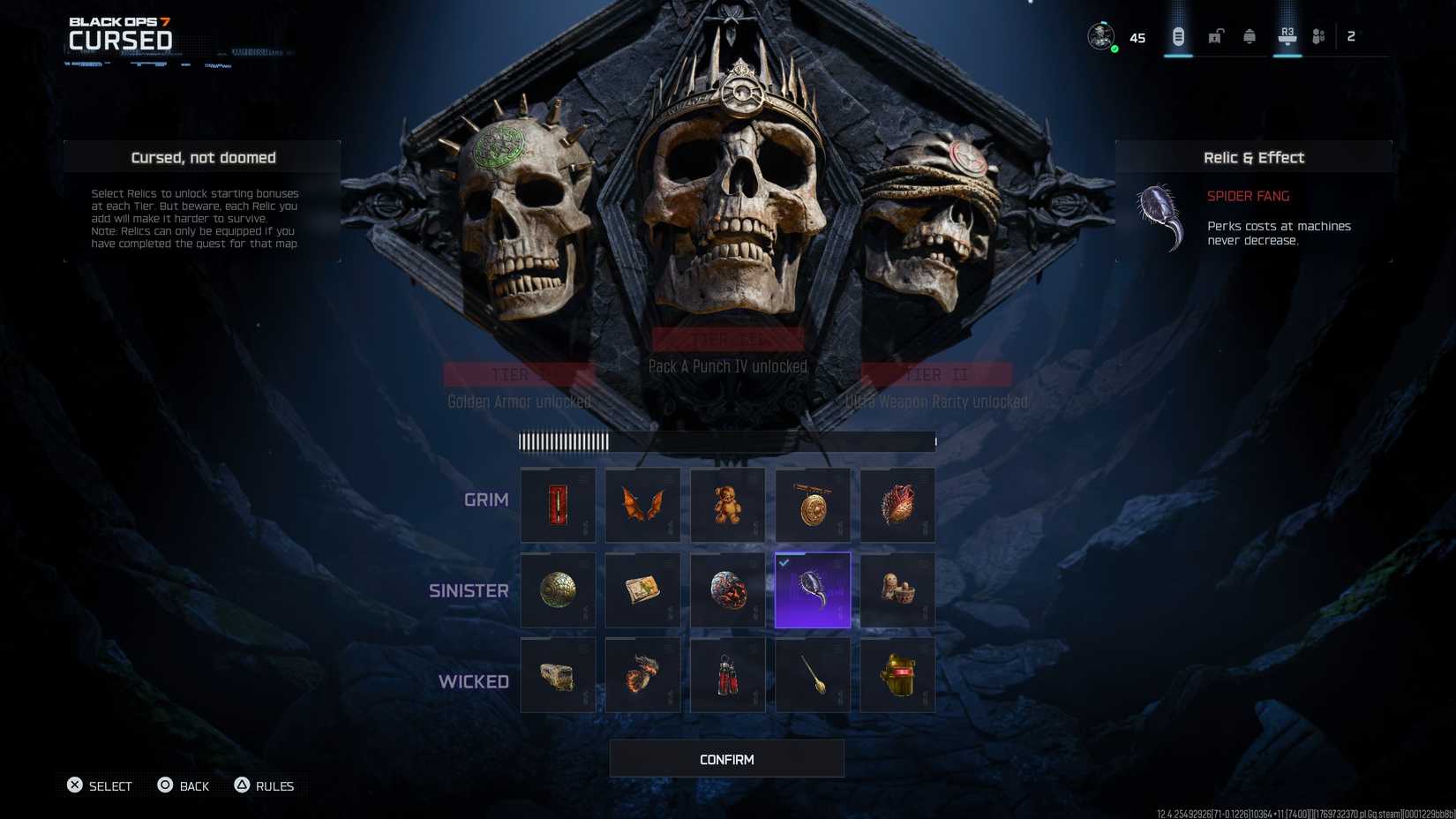 Spider Fang (Sinister Relic)