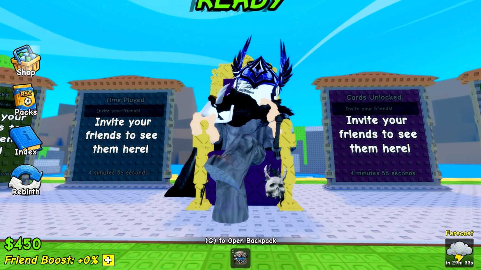 Soccer card NPC rotation