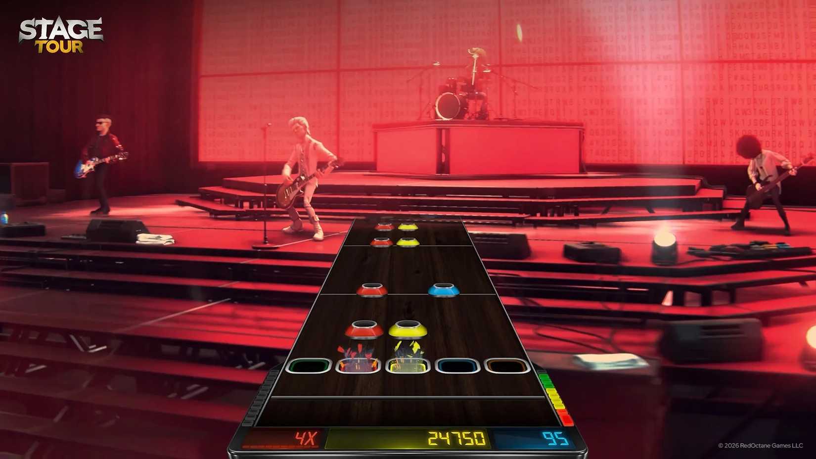 Stage Tour RedOctane Guitar Hero successor