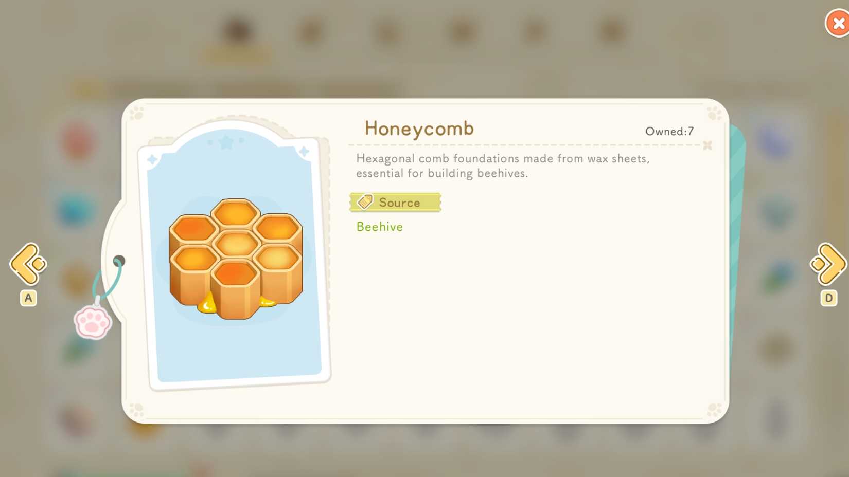 honeycomb description in starsand island.
