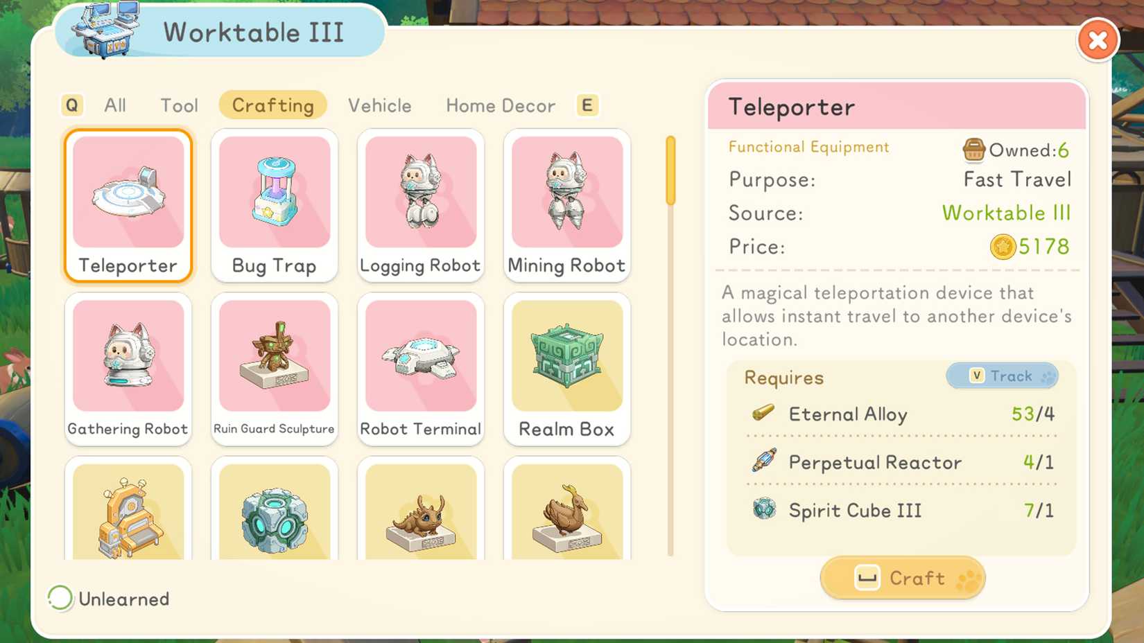 starsand-island-how-to-fast-travel-teleport-set-teleporter-point-bus-stop-how to craft