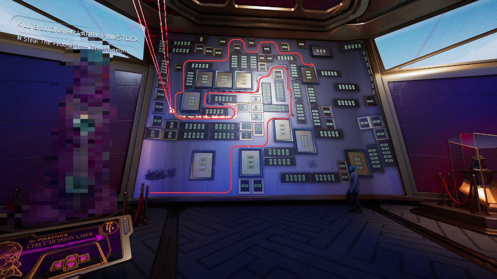 steal fedora's circuit board maze path high in life 2