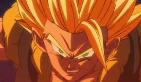 Super Saiyan Gogeta smirking
