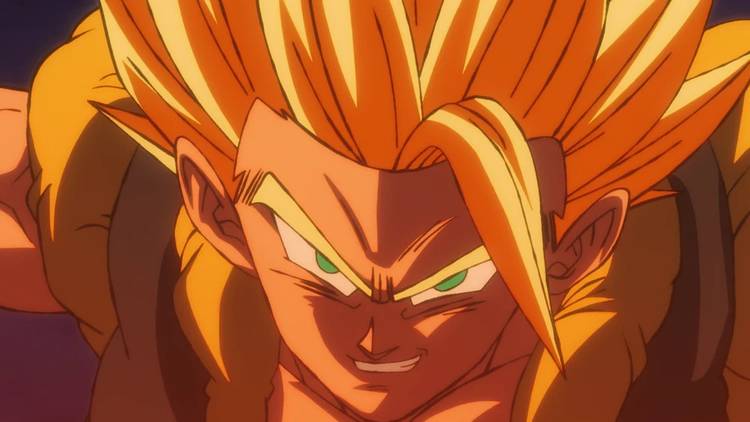 Super Saiyan Gogeta smirking