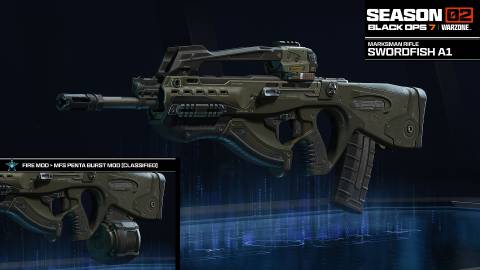 Swordfish A1 (Marksman Rifle) - Black Ops 7