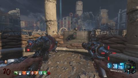 the button to begin the boss fight