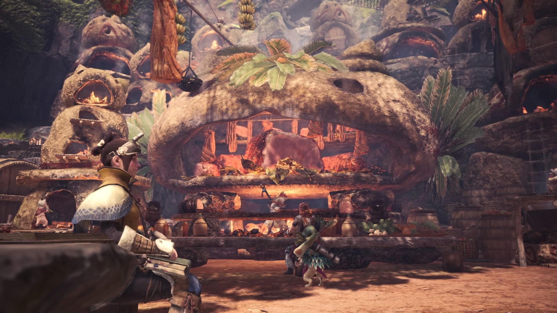 The cafe in Monster Hunter Wilds (2018)