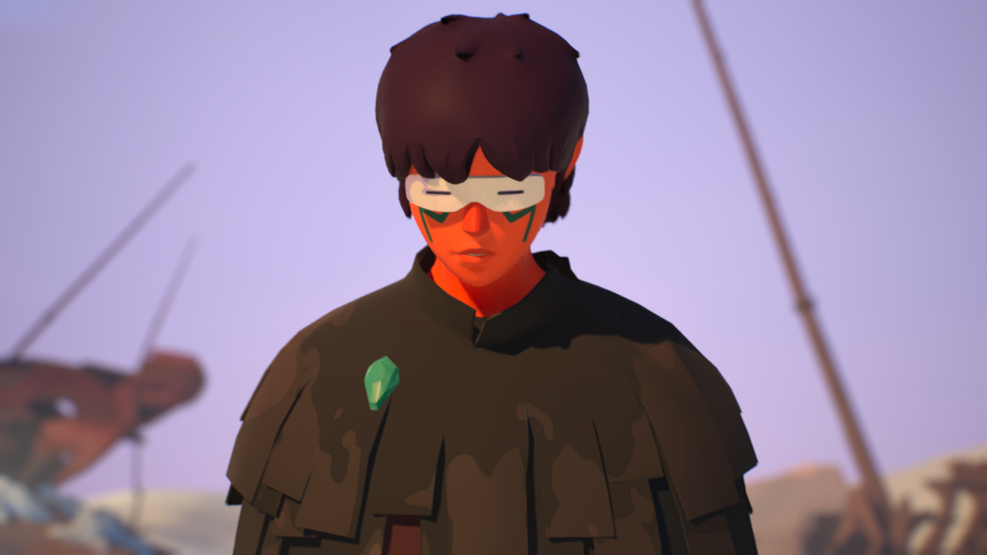 The climber in Jusant (2023)