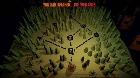 The map in Inscryption (2021)