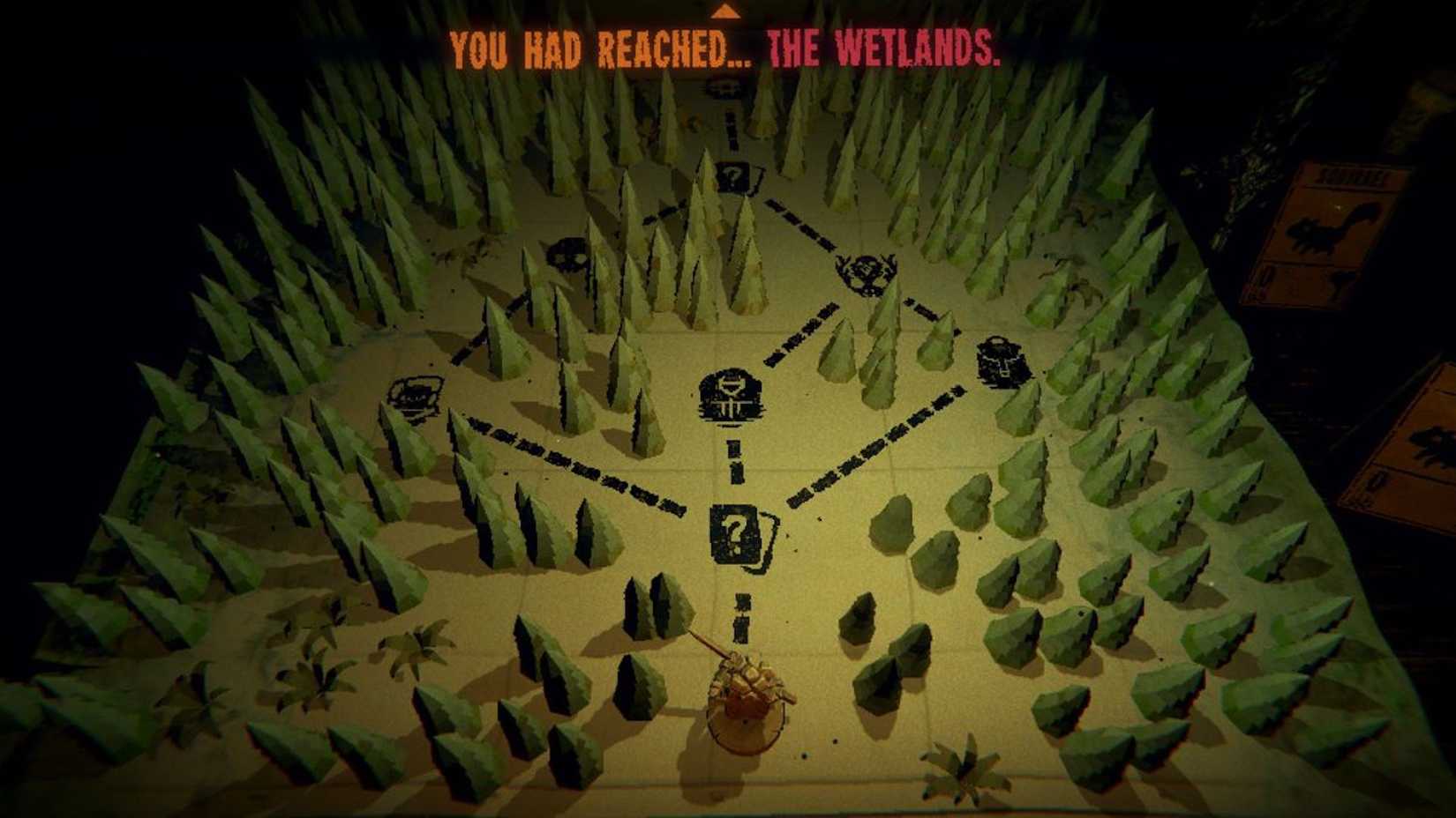 The map in Inscryption (2021)