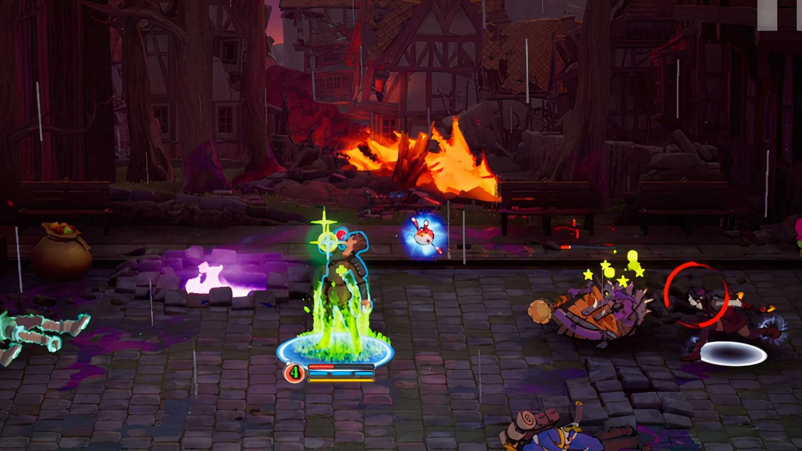 the player healing in towerborne 