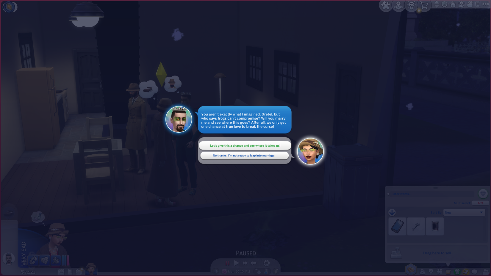 the sims 4 royal frog marriage